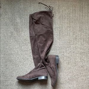 Suede Over the Knee Boots
